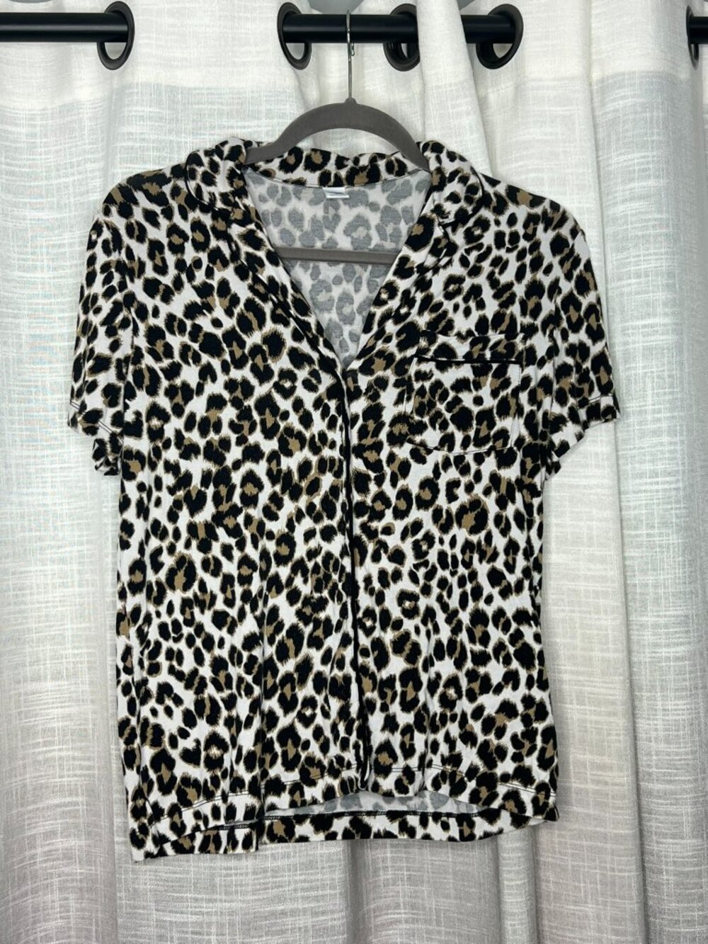 Old Navy Leopard Print Top and Shorts Set